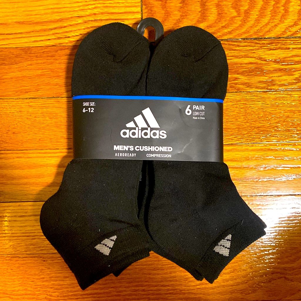 Brand New Adidas Brand Mens Socks  6 Pair
